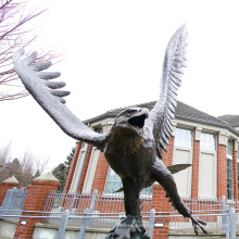 animal metal bronze garden outdoor eagle statues for sale